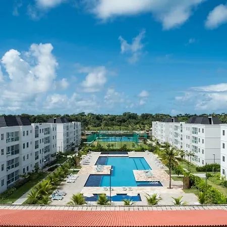 Resort em Porto de Galinhas - Térreo com 03 quartos com suíte top- Condomínio Palm Village Acqua-3